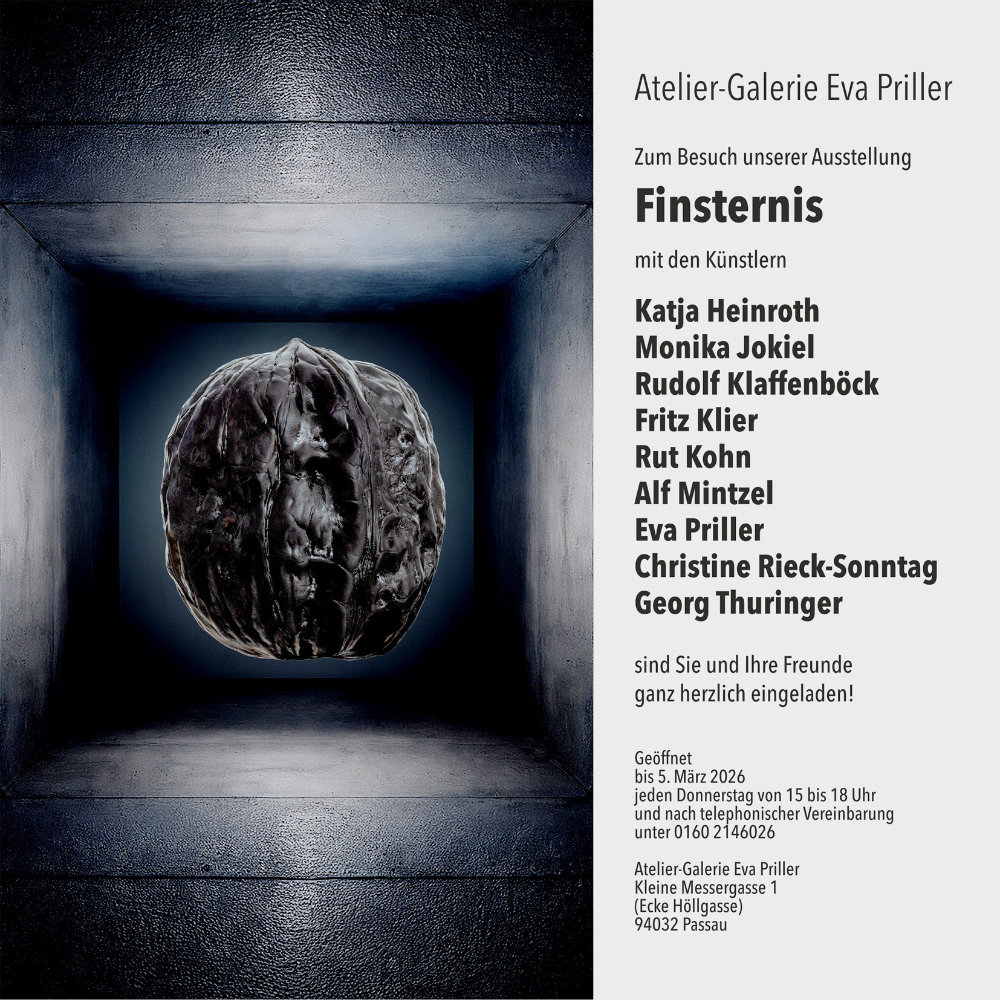 Ausstellung der Atelier-Galerie Eva Priller – Finsternis